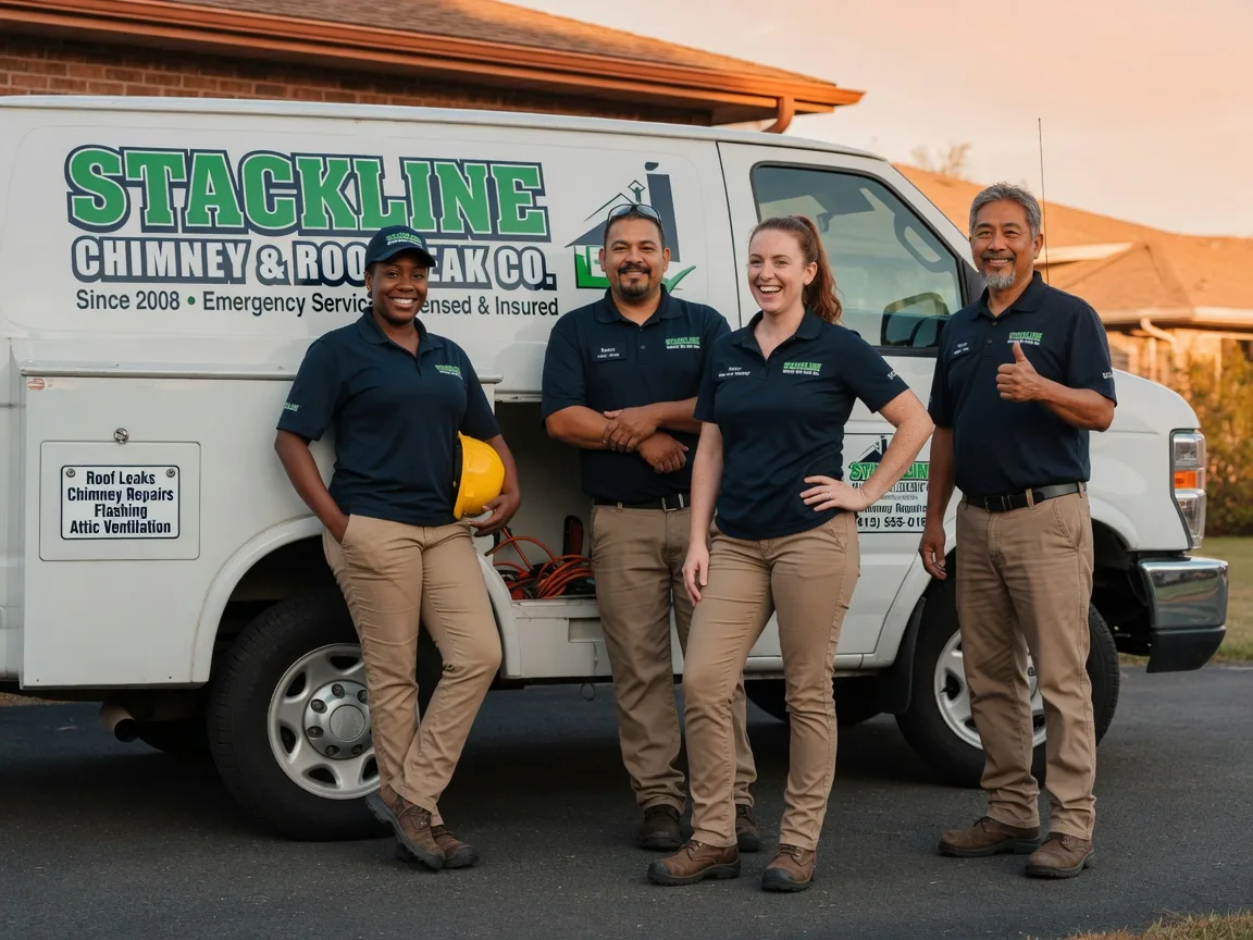 Chimney flashing repair company in Strang, OK